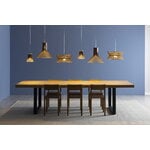 Secto Design Kontro 6000 pendant, walnut, decoration image