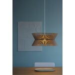 Secto Design Kontro 6000 pendant, walnut, decoration image