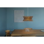 Secto Design Kontro 6000 pendant, walnut, decoration image