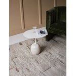 &Tradition Lato LN8 coffee table, white - Cream Diva marble