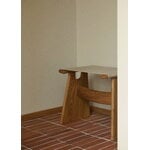 Fredericia Seto stool, black light oiled oak - natural canvas, view 8