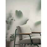 Muuto Settle Outdoor Loungesessel, Ribbed Weave 2 - dunkelgrün, dekorationsbild