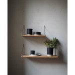 Frama D27 wall shelf, 60 cm, oak - steel