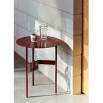 HAY Shim coffee table, diam. 45 cm, h. 51 cm, bordeaux