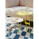 HAY Table basse Shim, diam. 45 cm, h. 51 cm, crème anglaise