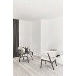 Sibast No 7 Lounge chair, fully upholstered, dark oiled oak - sheepskin