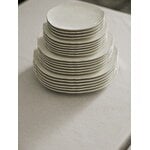 Serax Silhouette lautanen, M, 23,5 cm, valkoinen, sisustuskuva