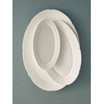 Serax Silhouette oval plate, L, 30 cm, white, decoration image