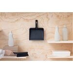 Brabantia SinkSide dustpan and brush set, dark grey, decoration image