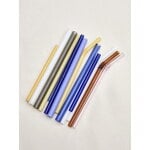 HAY Sip Smooth straws, 4 pcs, glass