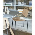 HAY CPH20 2.0 table, 120 cm, lacquered oak - grey linoleum