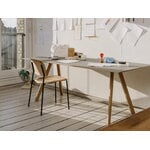 HAY CPH30 2.0 table, 200 x 90 cm, lacquered oak - grey linoleum