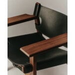 Fredericia The Spanish Chair, pelle di cavallo marrone scuro - noce oliato, immagine decorativa