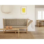Fredericia Piloti Wood sohvapöytä, 120 x 39 x 35 cm, vaalea öljytty tammi, näkymä 6