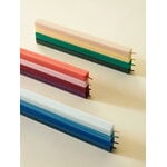 HAY Square candle, 4 pcs, reds - bordeaux, decoration image