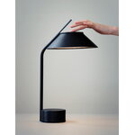 Stelton Vinkel LED portable lamp, black, view 4