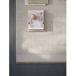 Linie Design Stratum Echo wool rug, white, decoration image