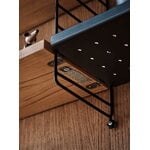 String Furniture String metal shelf, 78 x 30 cm, low, black