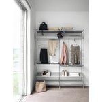 String Furniture String shoe shelf, 78 x 30 cm, grey