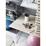 String Furniture String magazine shelf, 78 x 30 cm, white steel