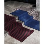 HAY Stripes and Stripes wool rug, 200 x 60 cm,  cherry