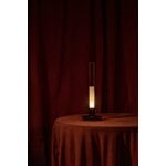 Santa & Cole Sylvestrina bärbar bordslampa, klar - svart