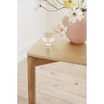 TAKT T10 Cross table 120, oak, decoration image