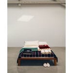 Tekla Lambswool blanket, 130 x 180 cm, dusk blue, decoration image