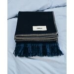 Tekla Lambswool blanket, 140 x 200 cm, blue plaid, decoration image