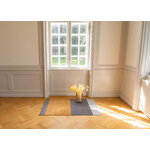 Tica Copenhagen Stripes horizontal matto, 90 x 130 cm, harmaa - murrettu keltain