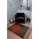 Tica Copenhagen Stripes horizontal rug, 90 x 130 cm, brown - terracotta