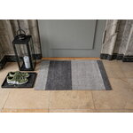 Tica Copenhagen Stripes horizontal floor mat, 60 x 90 cm, grey