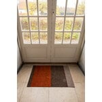 Tica Copenhagen Stripes horizontal floor mat, 60 x 90 cm, brown - terracotta, decoration image