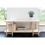 Verso Design Tikas shelf, low, 120 cm, birch, view 2
