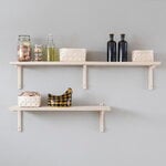 Verso Design Tikas wall shelf 19 x 80 cm, birch, decoration image