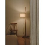 Santa & Cole TMM floor lamp, walnut - beige