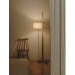 Santa & Cole Lampadaire TMM, noyer - beige