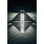 Tom Dixon Press Cone LED pendant, 2700K, clear, decoration image