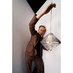 Tom Dixon Press Cone LED pendant, 2700K, clear, decoration image