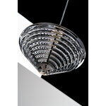 Tom Dixon Press Cone LED pendant, 2700K, clear, decoration image