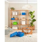 Room Copenhagen Lego Storage Brick 4 Top Lid, translucent blue, decoration image