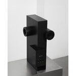 Transparent Brutalist Sculpture speaker, black, decoration image