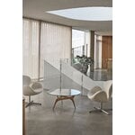 Brdr. Krüger TRIIIO coffee table, 90 cm, oiled oak - clear glass, decoration image