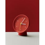 HAY Table Clock Recycled, red, decoration image