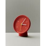HAY Table Clock Recycled, red, decoration image