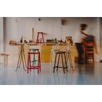 HAY Taburete 8 bar stool, low, 65 cm, eggshell - lacquered oak