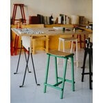 HAY Taburete 8 bar stool, low, 65 cm, eggshell - lacquered oak