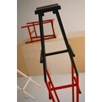 HAY Taburete 8 bar stool, low, 65 cm, signal red - lacquered oak