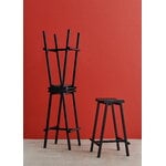 HAY Tabouret de bar Taburete 8, modèle haut, 75 cm, noir - chêne noir