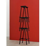 HAY Taburete 8 bar stool, low, 65 cm, black - black oak, decoration image